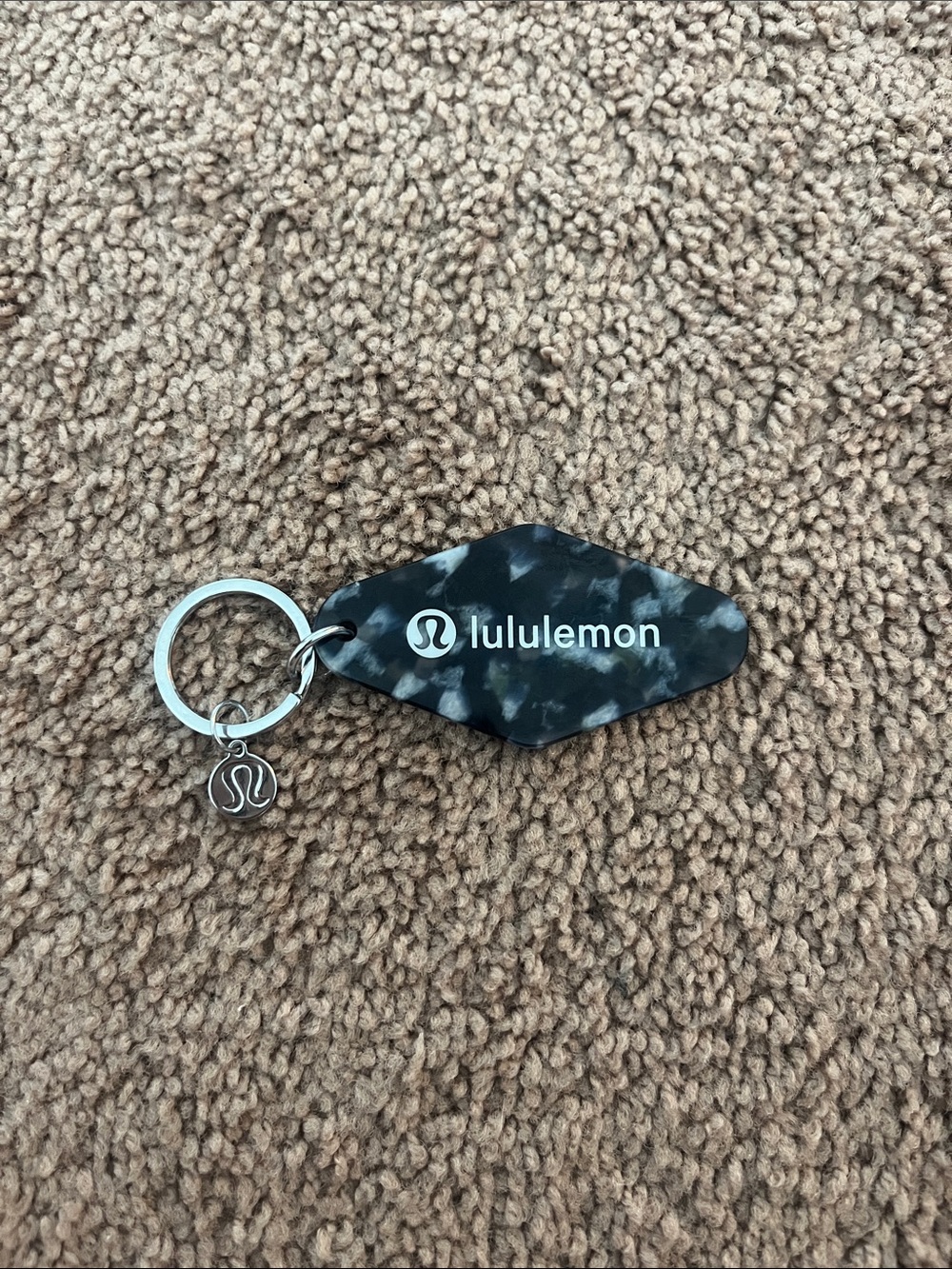 ‘Live in the moment’ lululemon key chain